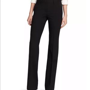 Theory black classic tailored pants/trousers sz 4